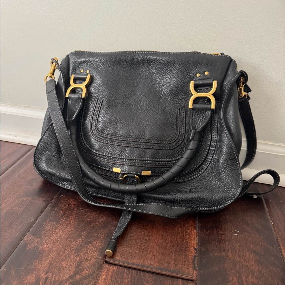 Chloe Marcie Bag - Large - Black